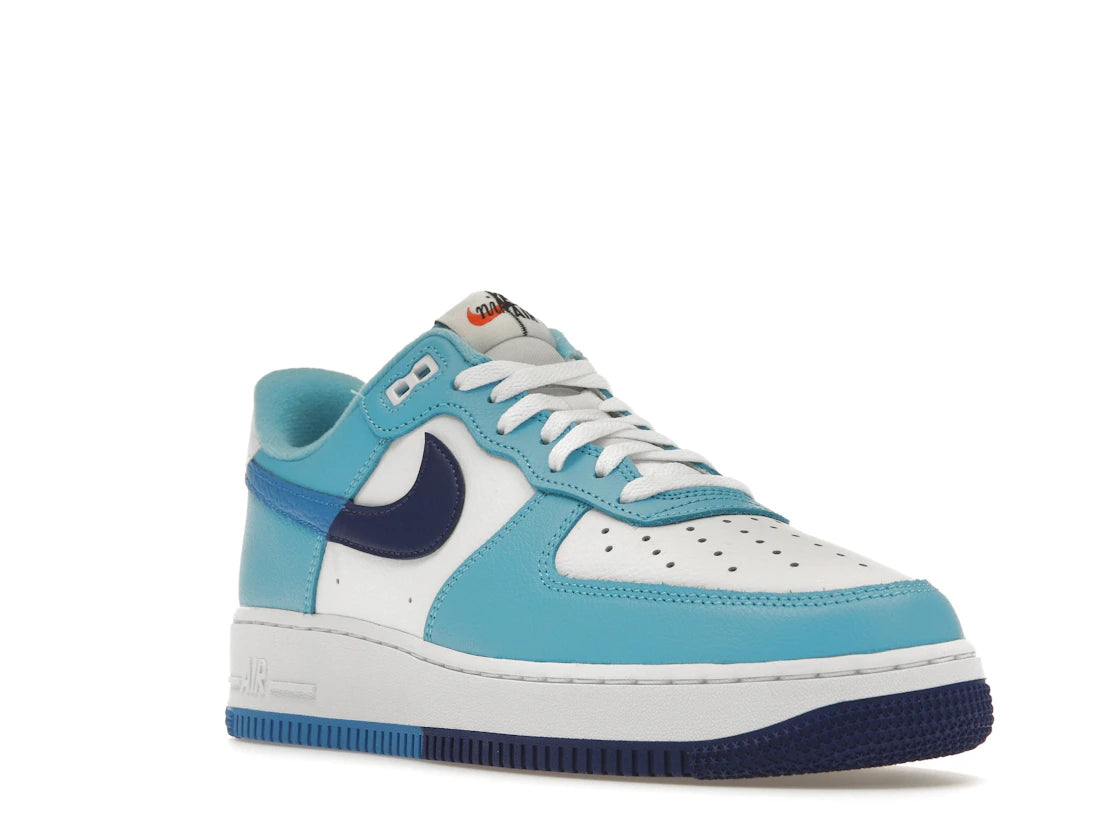 Nike Air Force 1 Low '07 LV8 Split Light Photo Blue Deep Royal - vue secondaire A