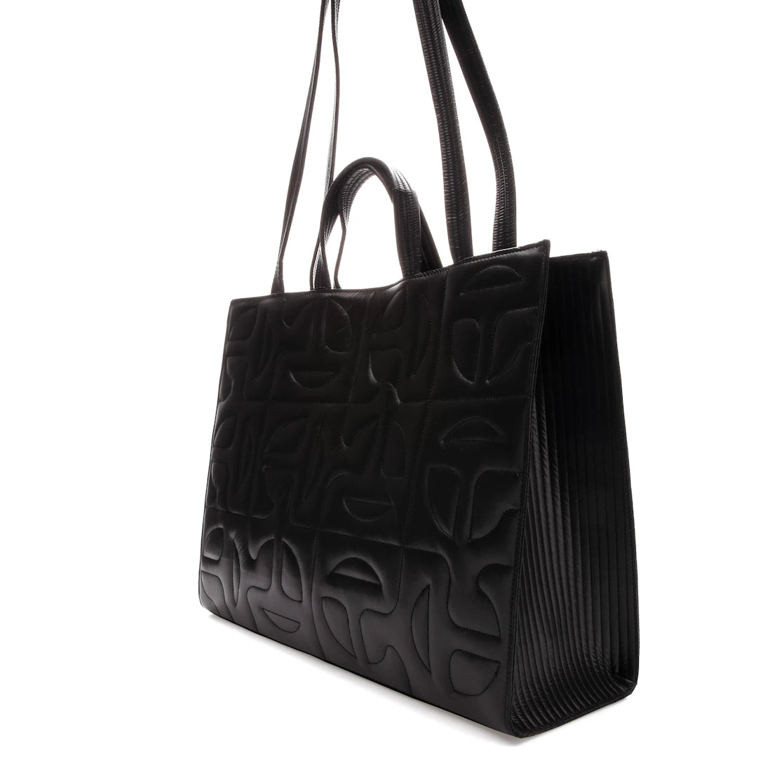 Telfar x Moose Knuckles Quilted Nylon Shopper Tote Large Black - vue secondaire A