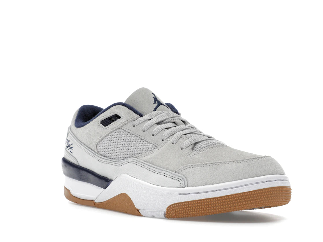 Jordan Flight Court Neutral Grey White Gum Light Brown Midnight Navy - vue secondaire A