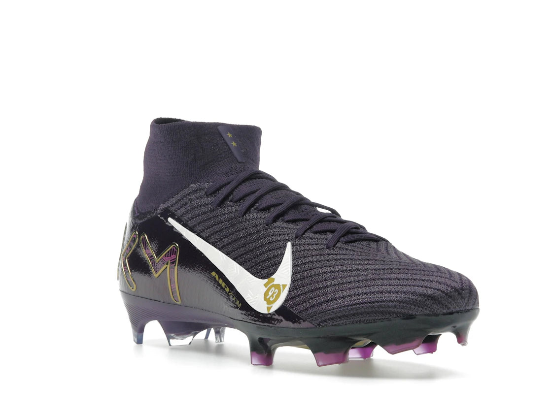 Nike Zoom Mercurial Superfly 10 Elite FG Kylian Mbappé Grand Purple - vue secondaire A