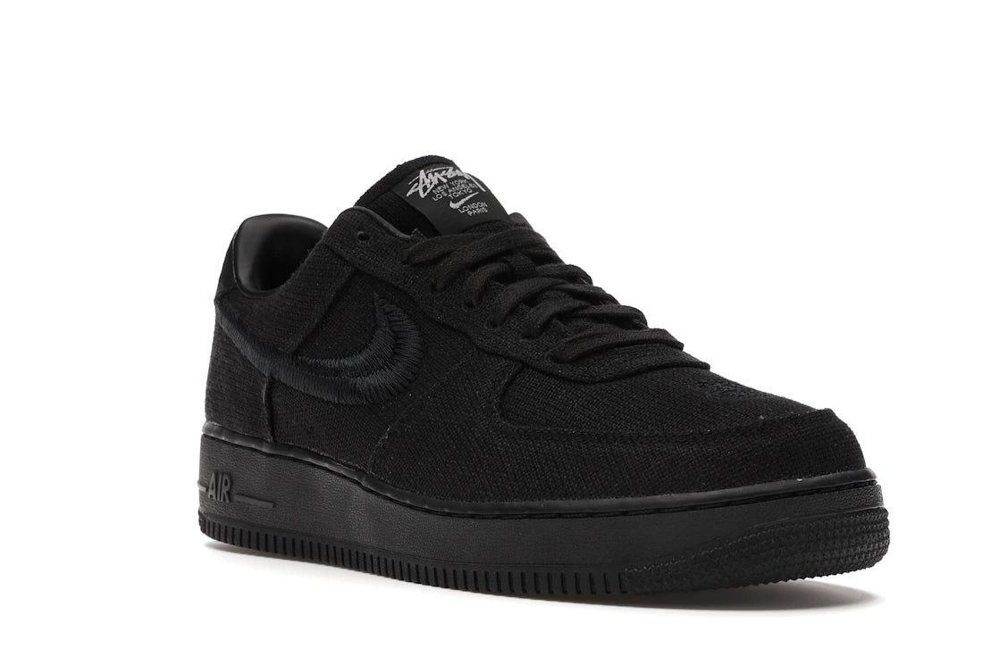 Nike Air Force 1 Low Stussy Black - vue secondaire A