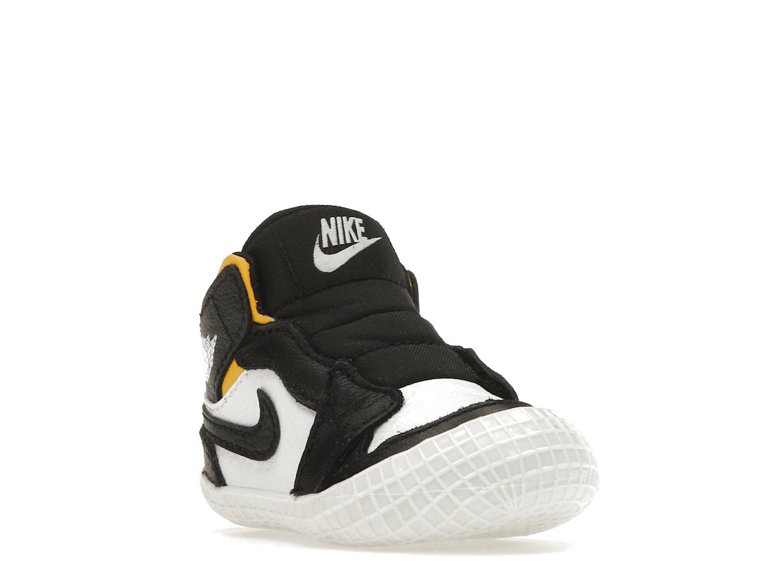Jordan 1 Crib Bootie Black White Varsity Maize (I) - vue secondaire A
