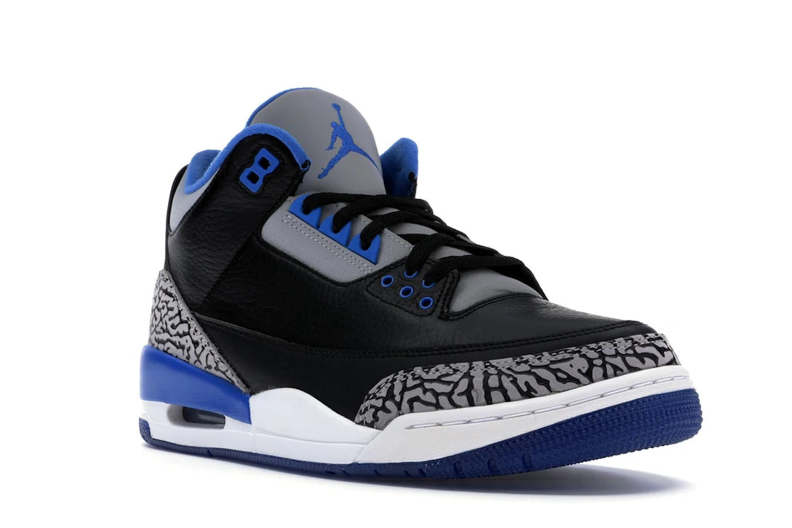 Jordan 3 Retro Sport Blue - vue secondaire A