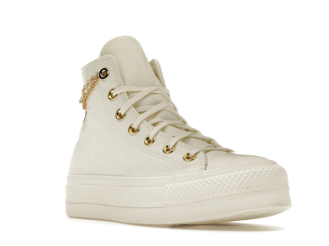 Converse Chuck Taylor All Star Platform Gold Chain Thriftshop Yellow (Women's) - vue secondaire A