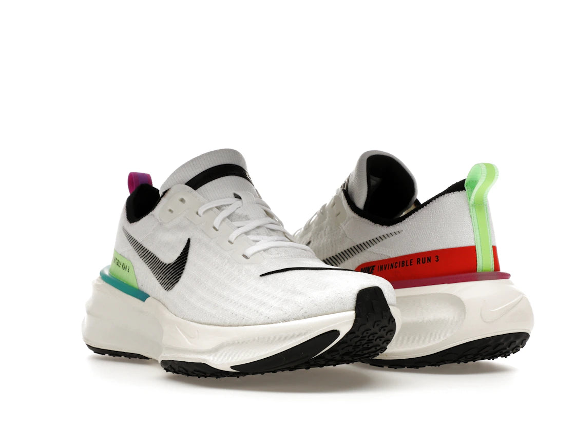 Nike ZoomX Invincible Run 3 SE White Black Picante Red Lime Blast - vue secondaire A