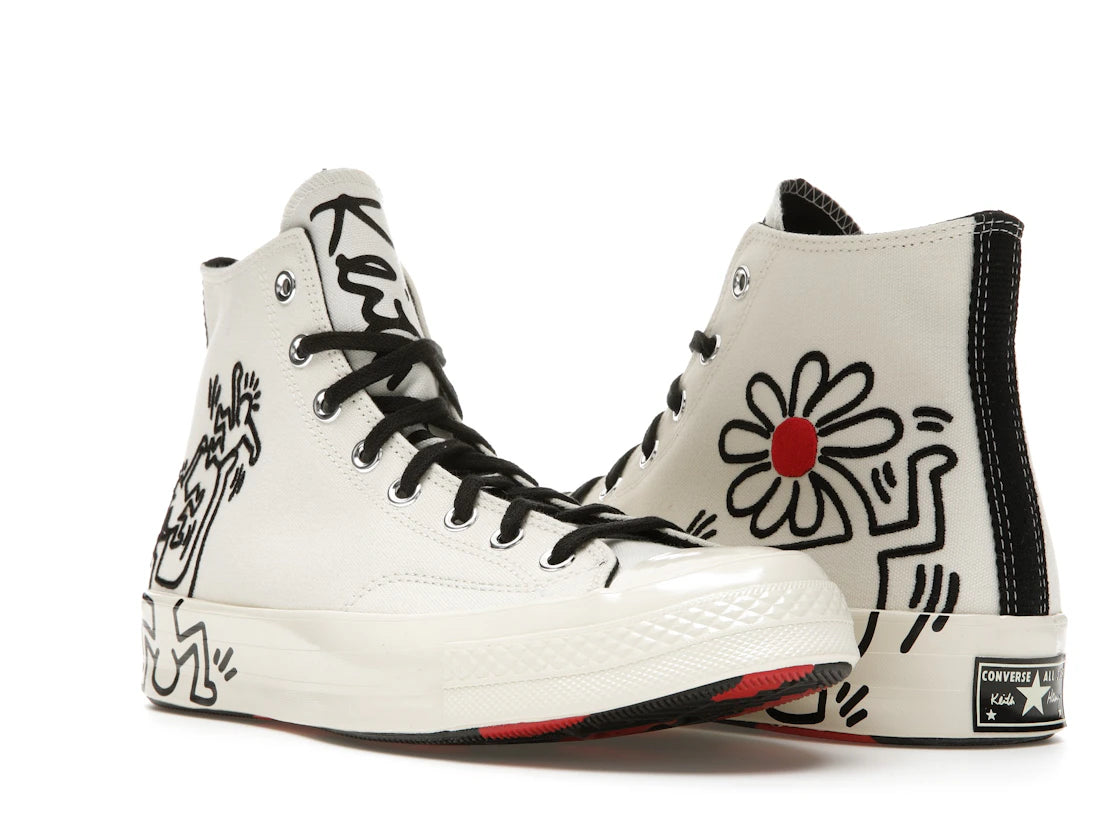 Converse Chuck Taylor All Star 70 Hi Keith Haring Egret - vue secondaire A