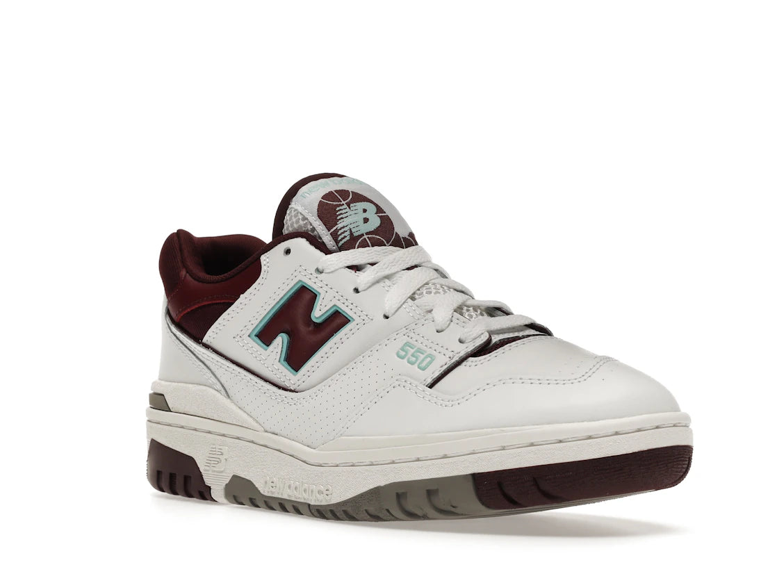 New Balance 550 Burgundy Cyan - vue secondaire A