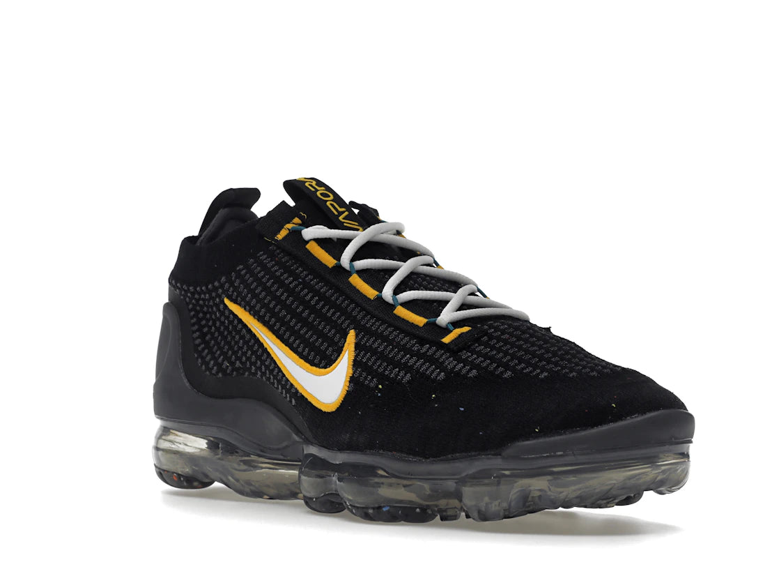 Nike Air VaporMax 2021 FK Black University Gold - vue secondaire A