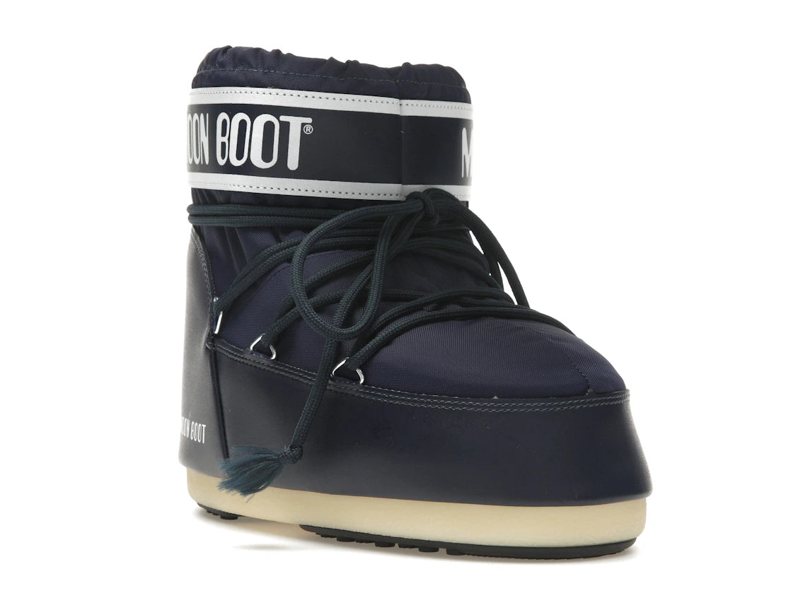 Moon Boot Icon Low Nylon Boot Blue - vue secondaire A