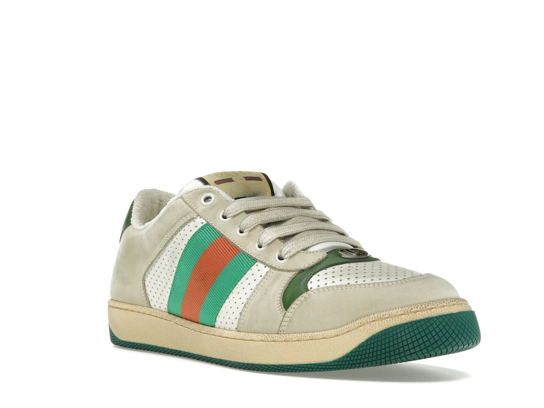 Gucci Screener Distressed Green Orange - vue secondaire A