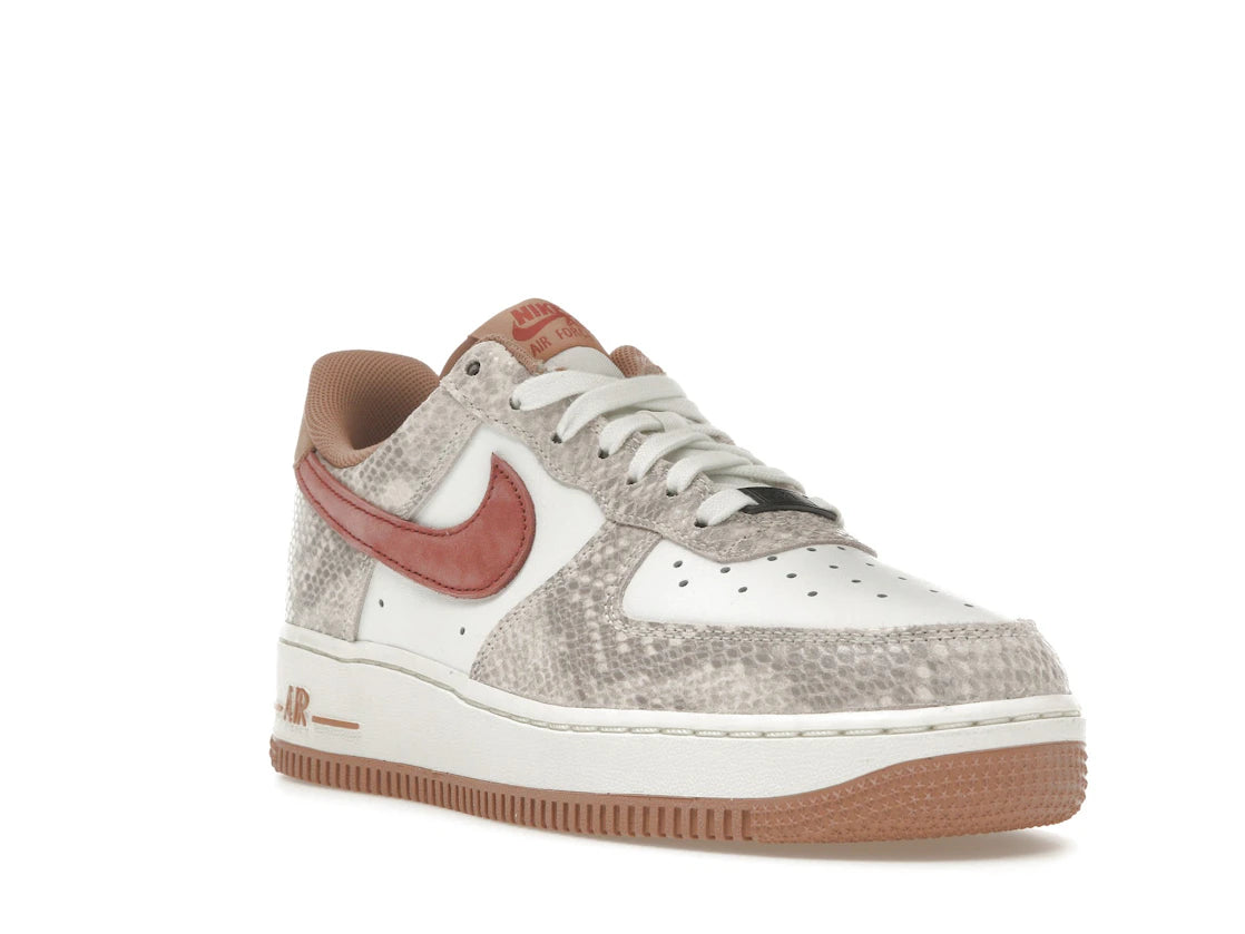 Nike Air Force 1 Low Canyon Rust Schlangenleder - vue secondaire A