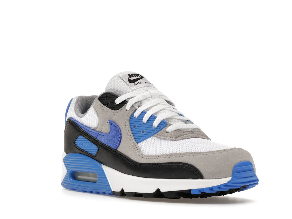 Nike Air Max 90 White Blue Crystal - vue secondaire A