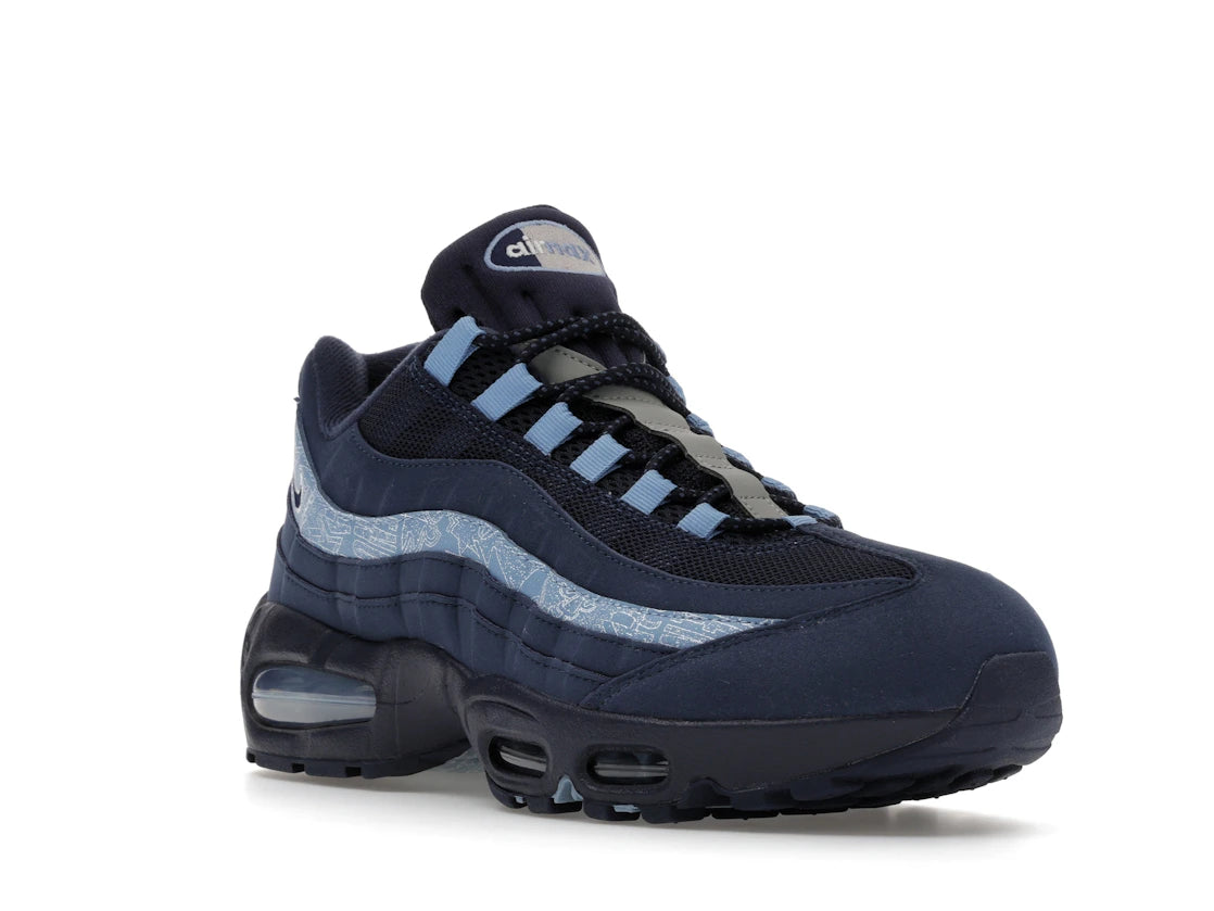 Nike Air Max 95 SE Big Bubble Obsidian Work Blue - vue secondaire A