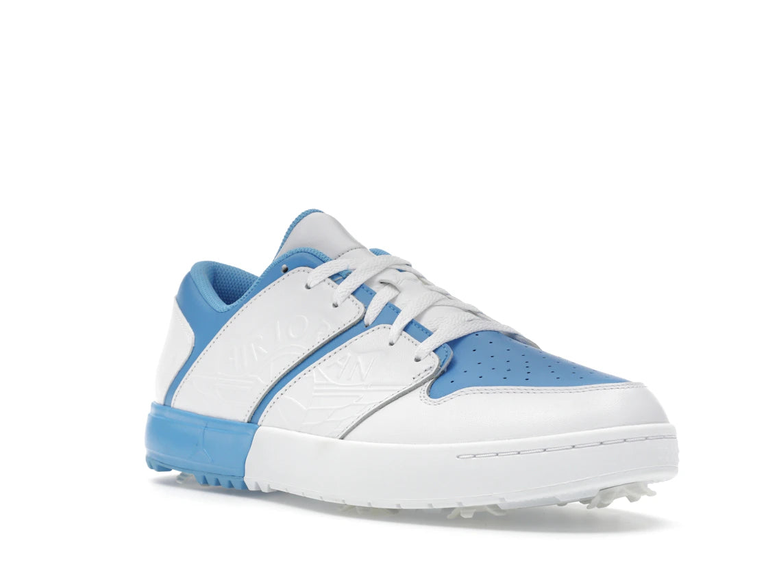 Jordan Nu Retro 1 Low Golf White University Blue - vue secondaire A