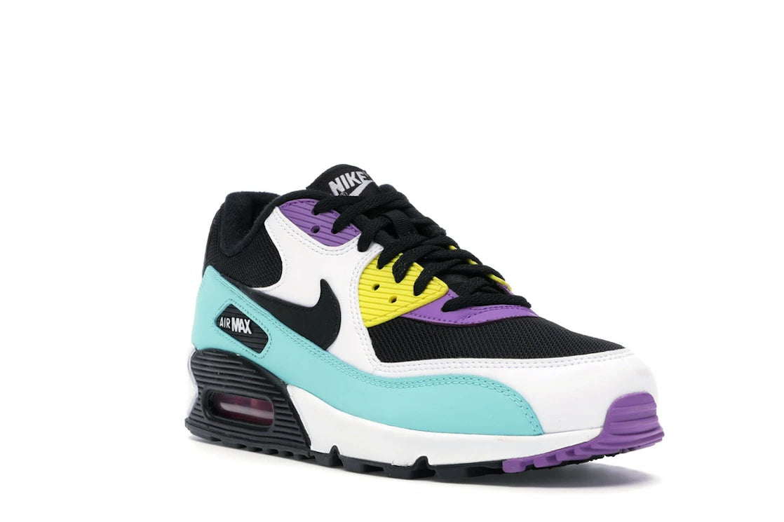 Nike Air Max 90 Black Bright Violet White - vue secondaire A
