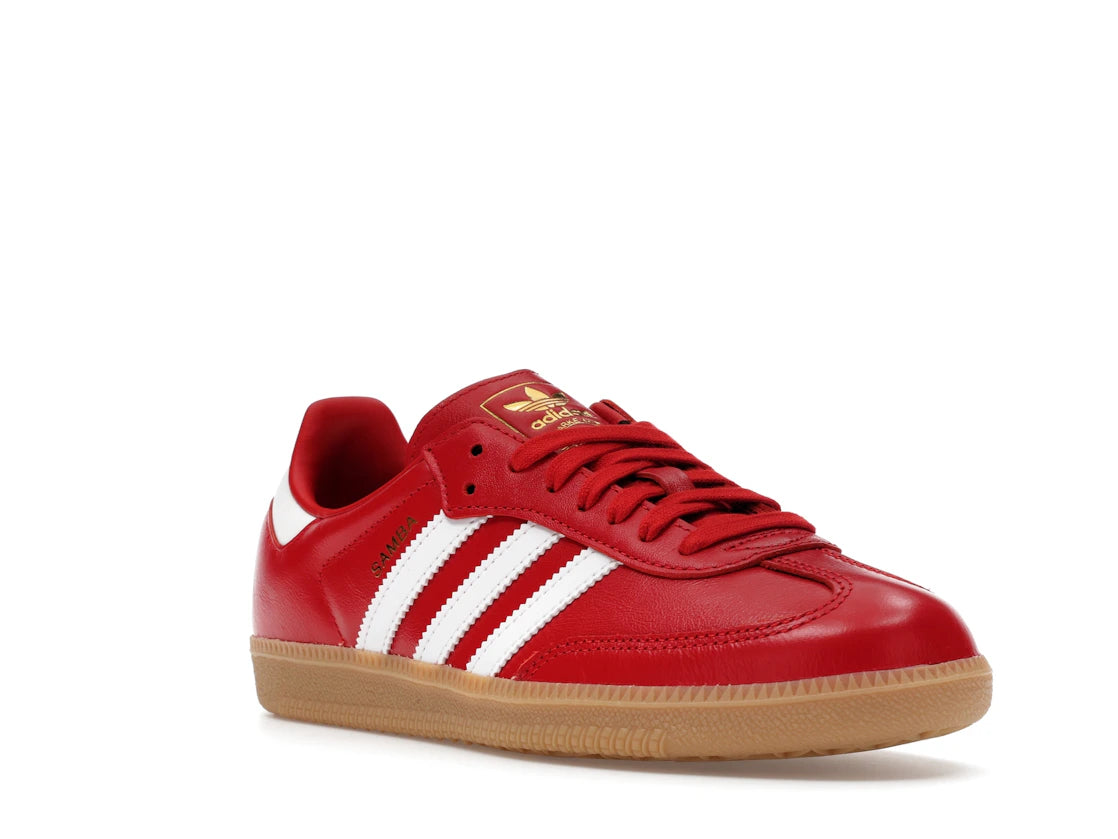 adidas Samba OG Better Scarlet Weiß - vue secondaire A