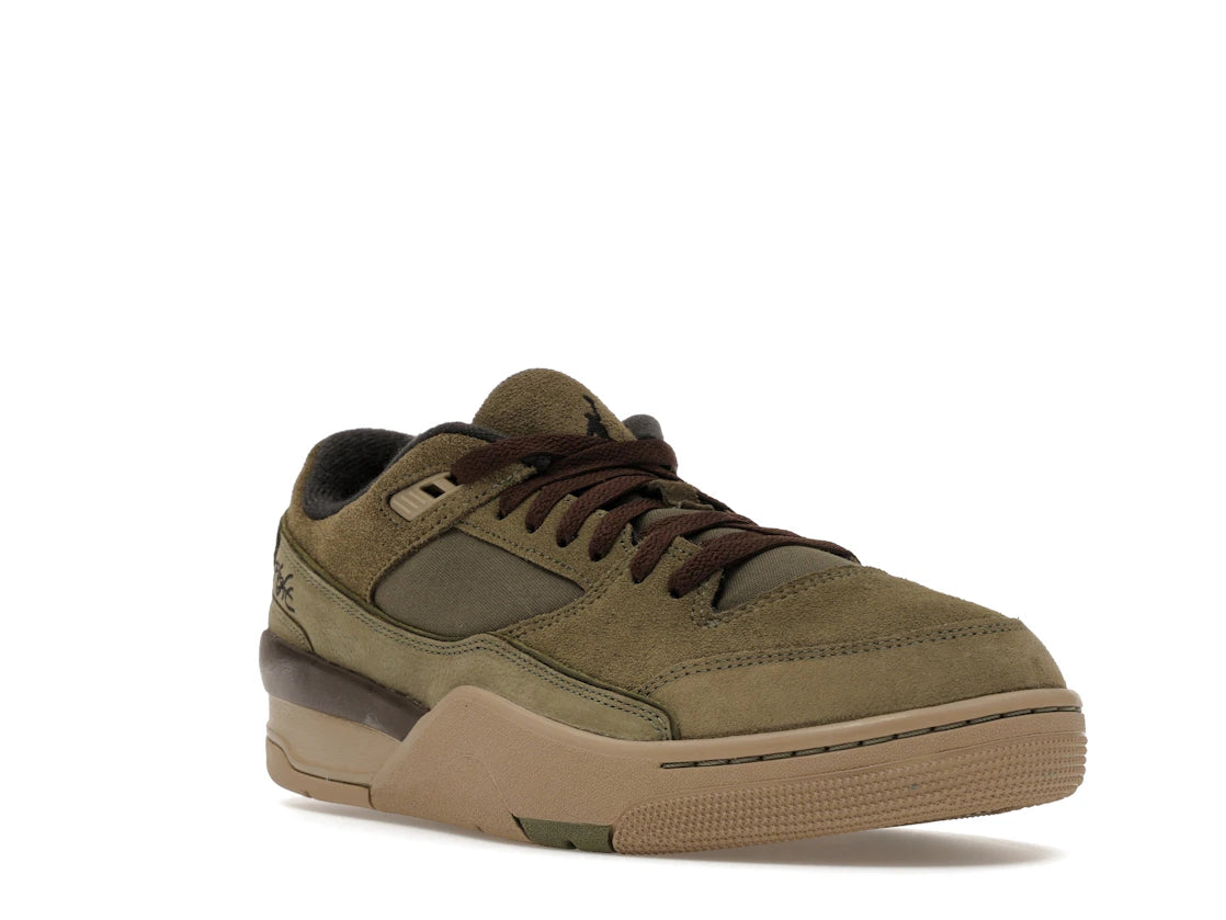 Jordan Flight Court Medium Olive Baroque Brown - vue secondaire A