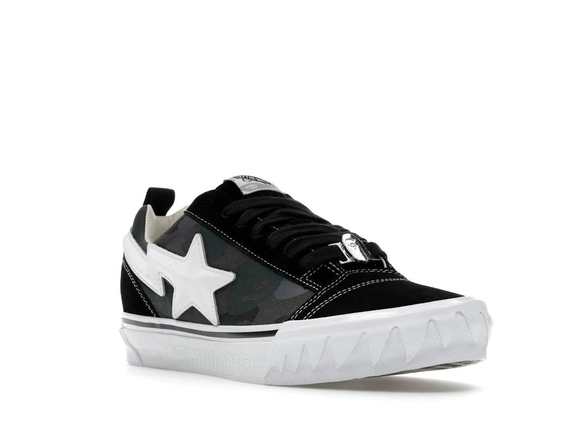 Vans Knu Skool Bape Camo Black - vue secondaire A