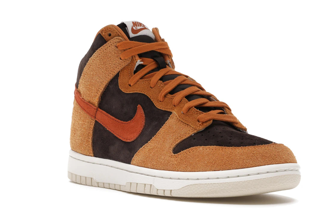 Nike Dunk High PRM Dark Russet - vue secondaire A