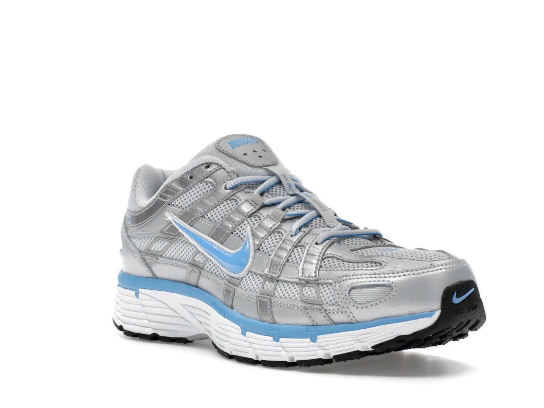 Nike P-6000 Metallic Platinum Pure Platinum Metallic Silver University Blue - vue secondaire A