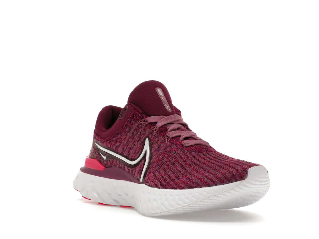 Nike React Infinity Run Flyknit 3 Light Bordeaux (Women's) - vue secondaire A