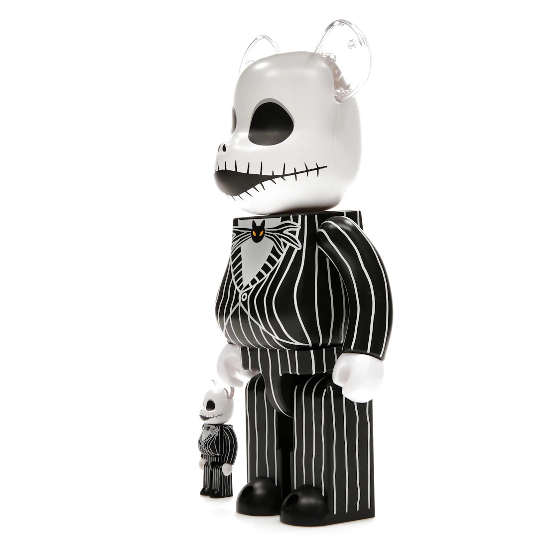 Bearbrick x Disney Tim Burton's The Nightmare Before Christmas Jack Skellington 100% & 400% Set - vue secondaire A