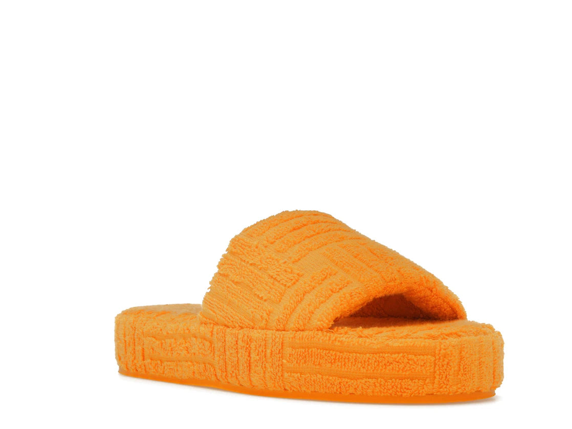 Bottega Veneta Resort Sponge Slide Tangerine - vue secondaire A