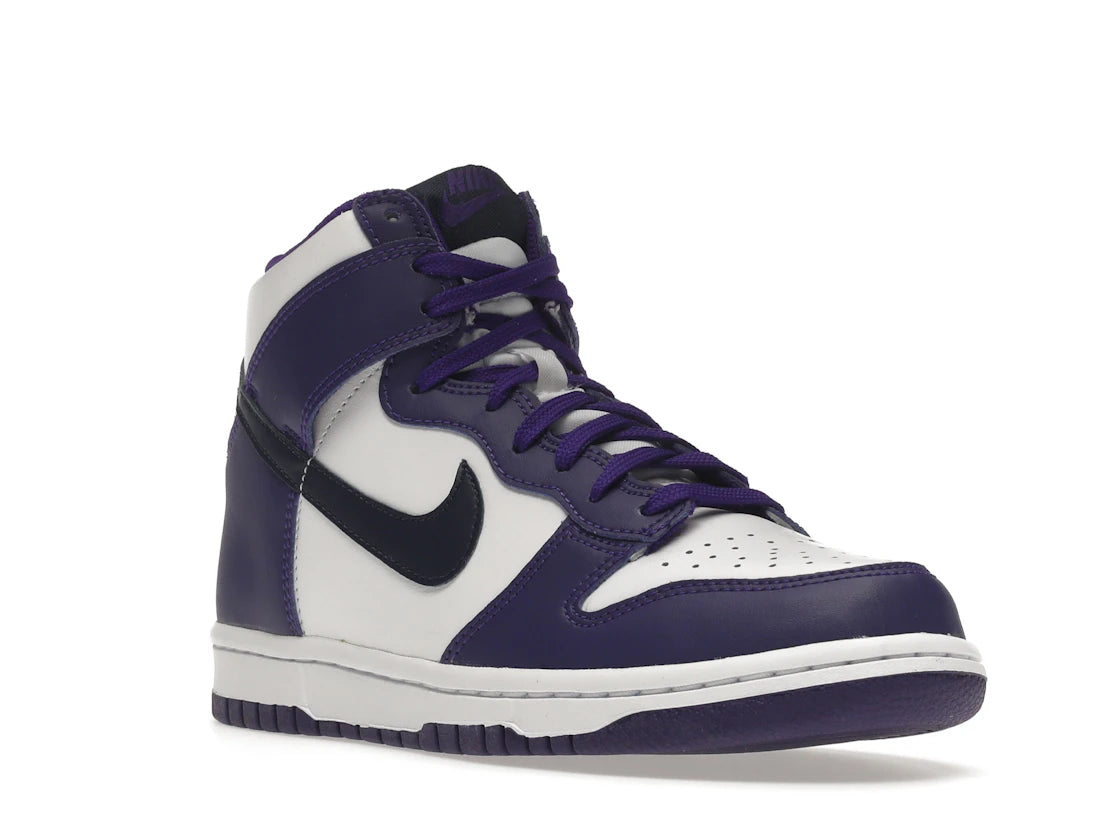 Nike Dunk High Electro Purple Midnight Navy (GS) - vue secondaire A