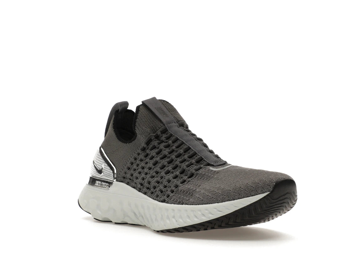 Nike React Phantom Run Flyknit 2 Iron Grey Silver - vue secondaire A