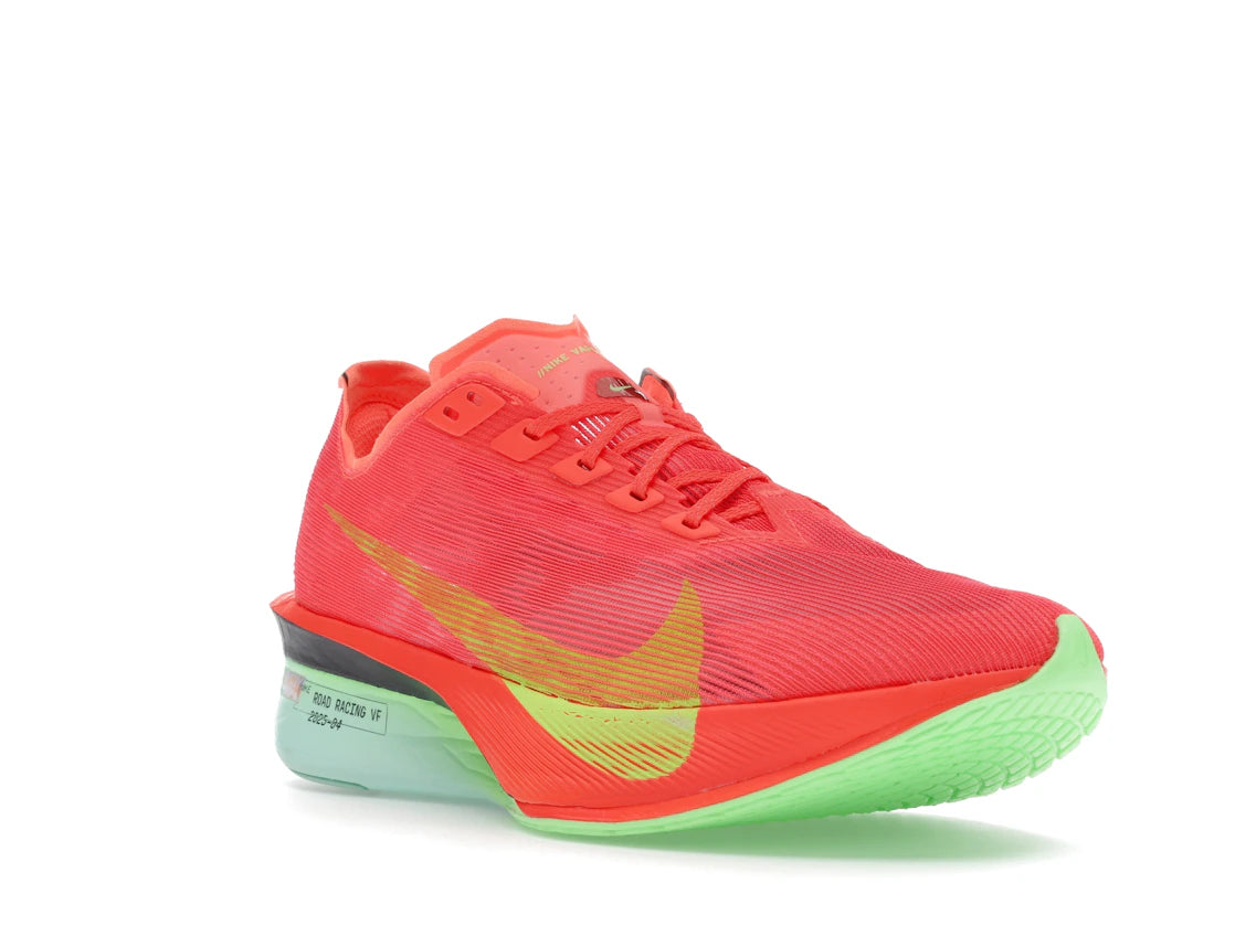 Nike ZoomX Vaporfly Next% 4 Bright Crimson Mint Foam Cave Purple Lime Blast - vue secondaire A