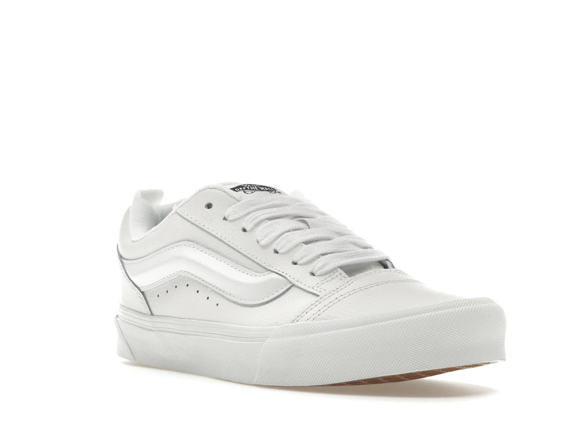 Vans Knu Skool True White Leather - vue secondaire A