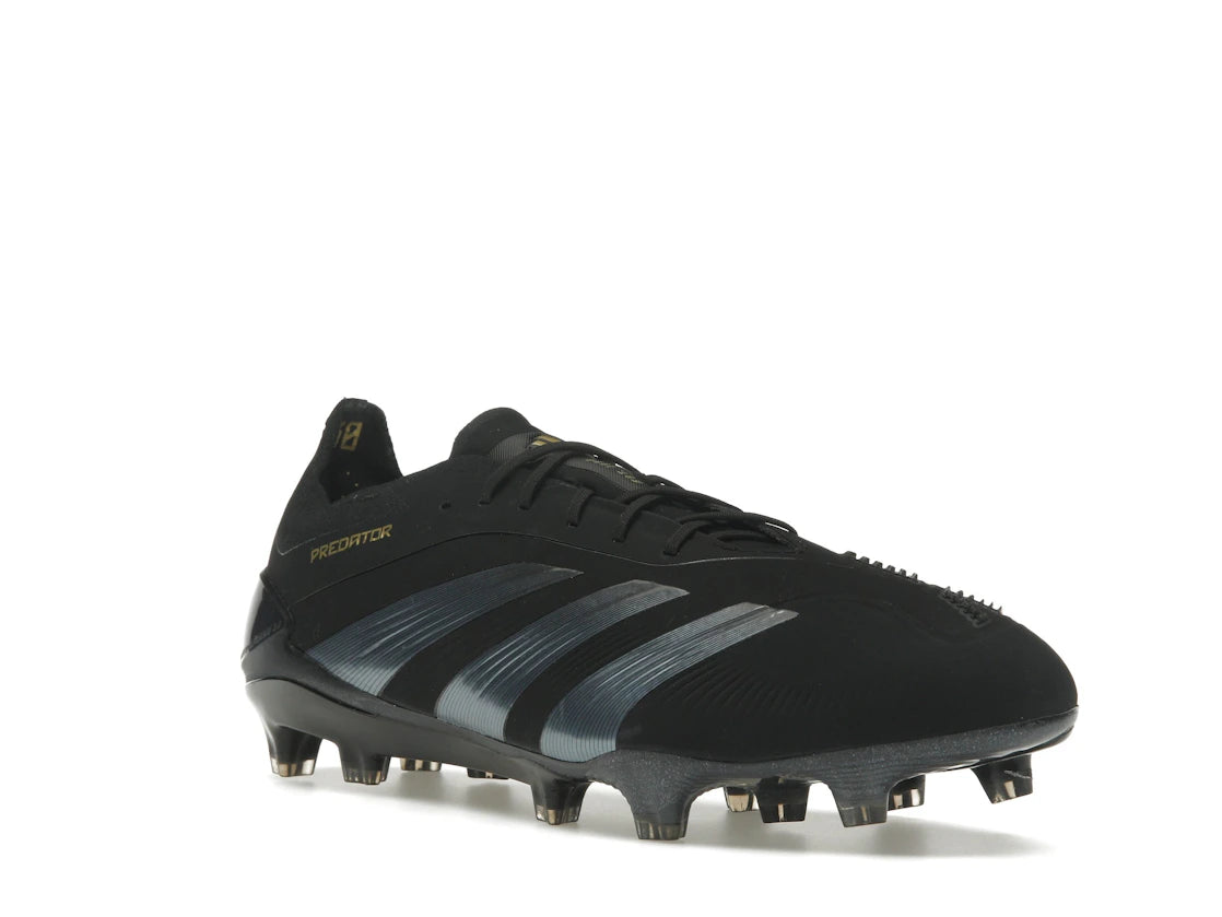 adidas Predator Elite FG Core Black Carbon Gold Metallic - vue secondaire A