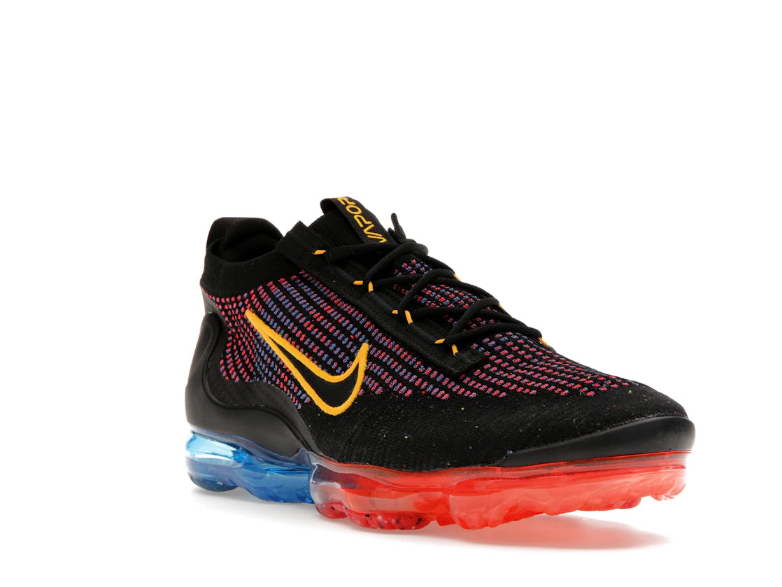 Nike Air VaporMax 2021 FK Black Photo Blue Crimson Gold - vue secondaire A