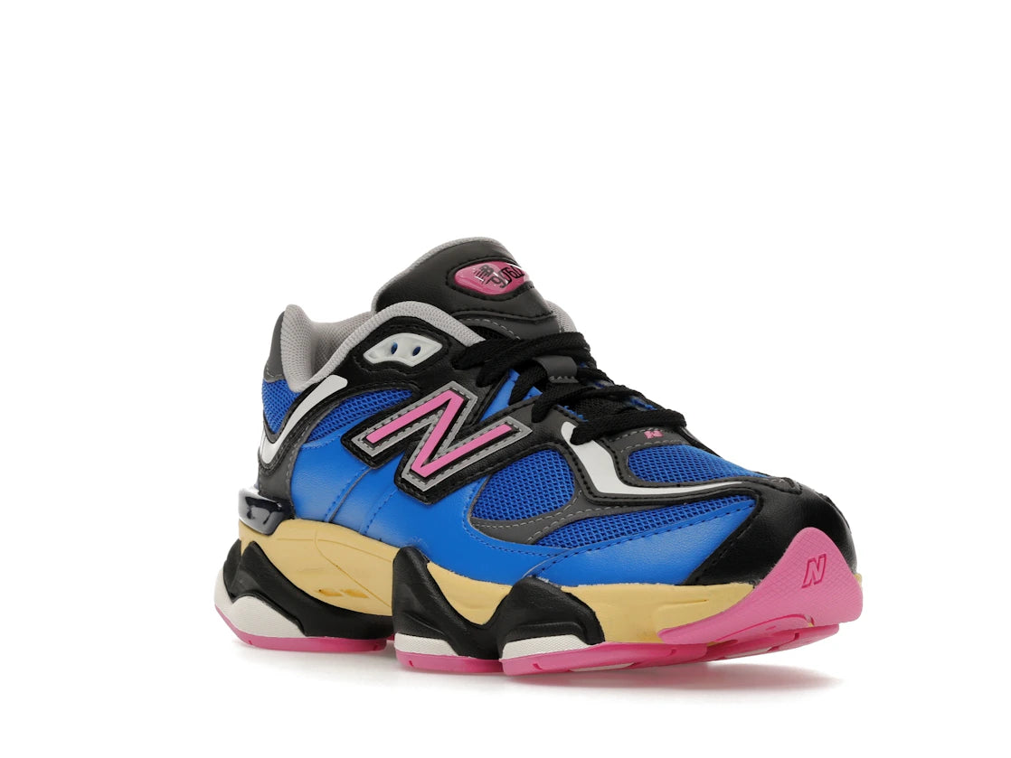 New Balance 9060 Blue Oasis Real Pink (GS) - vue secondaire A