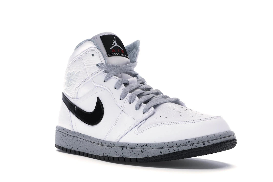 Jordan 1 Mid White Cement - vue secondaire A