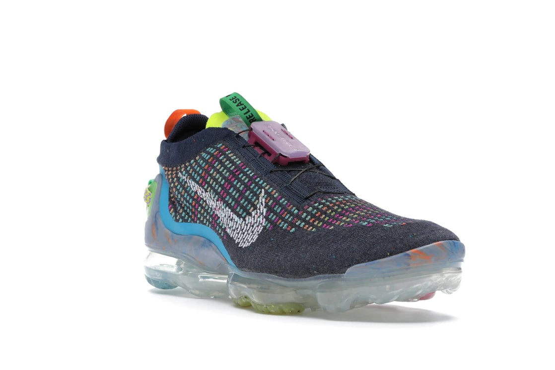 Nike Air VaporMax 2020 Flyknit Deep Royal Blue Multi-Color - vue secondaire A