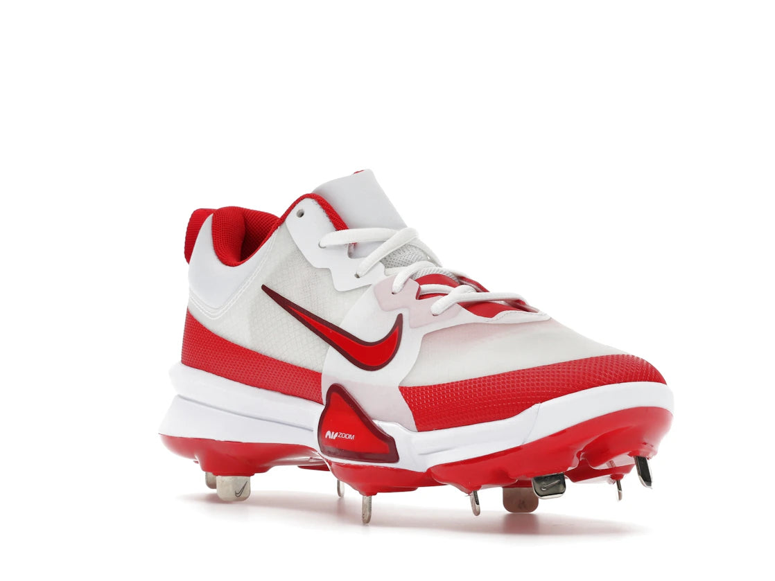 Nike Force Zoom Trout 9 Pro White Team Red University Red - vue secondaire A