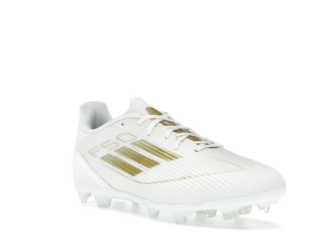 adidas F50 League Multi-Ground Cloud White Gold Metallic - vue secondaire A
