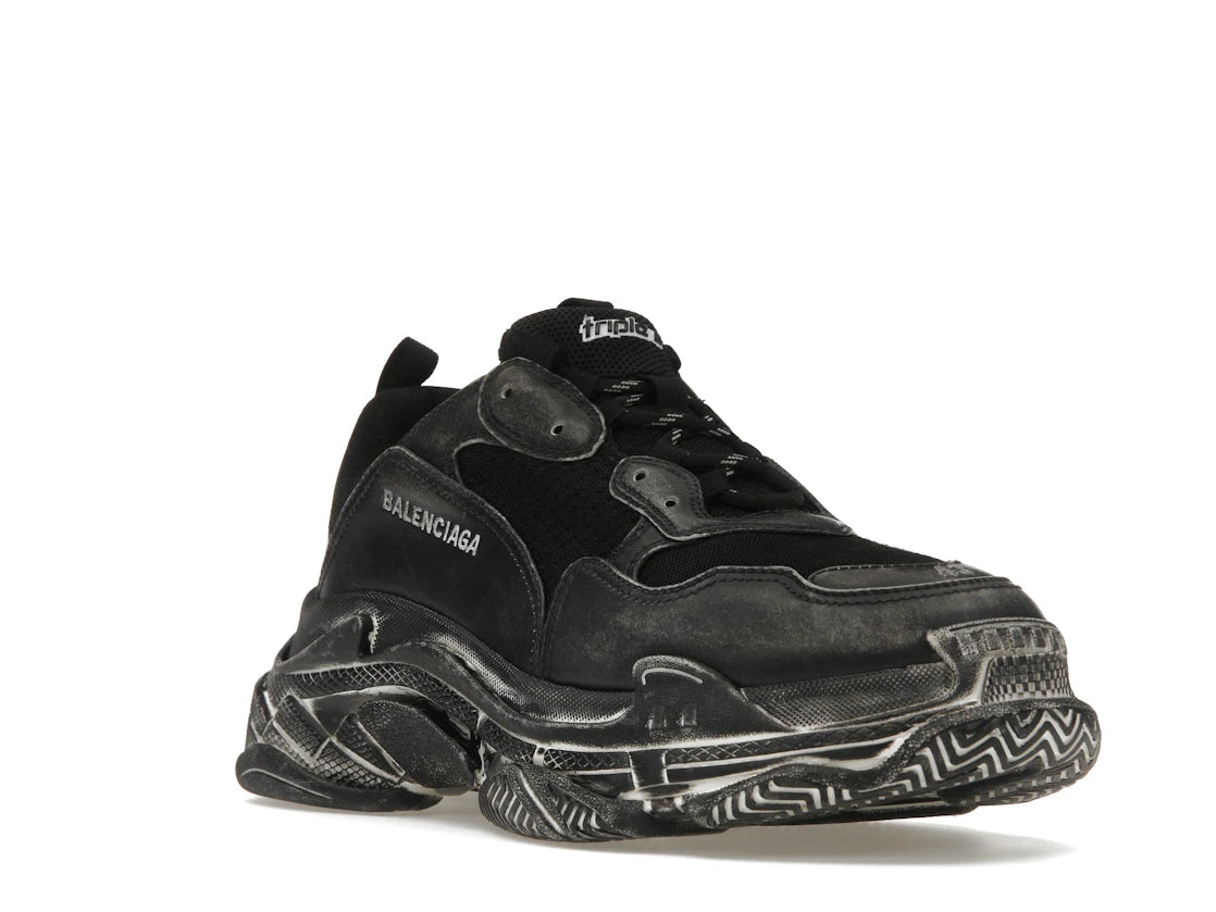 Balenciaga Triple S Faded Black - vue secondaire A