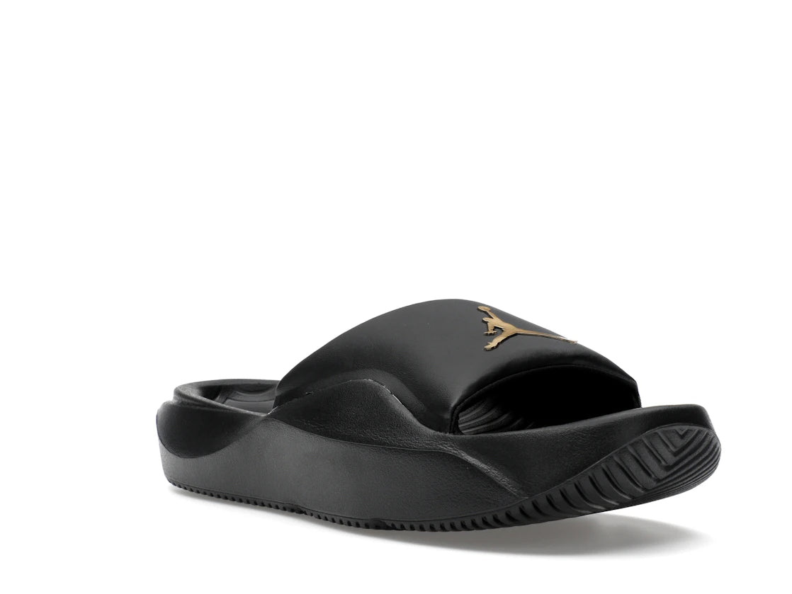 Jordan Franchise Slide Black Metallic Gold - vue secondaire A