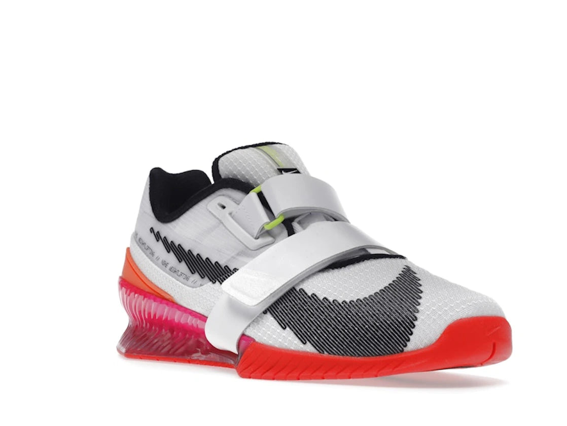 Nike Romaleos 4 SE White Bright Crimson Pink - vue secondaire A
