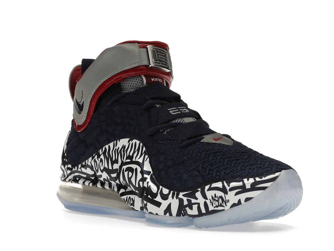 Nike LeBron 17 Graffiti Remix - vue secondaire A