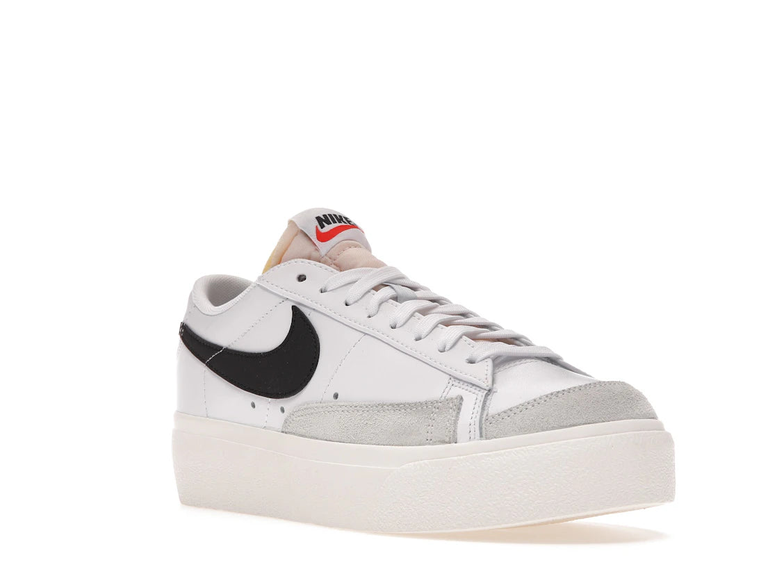 Nike Blazer Low Platform White Black (Women's) - vue secondaire A