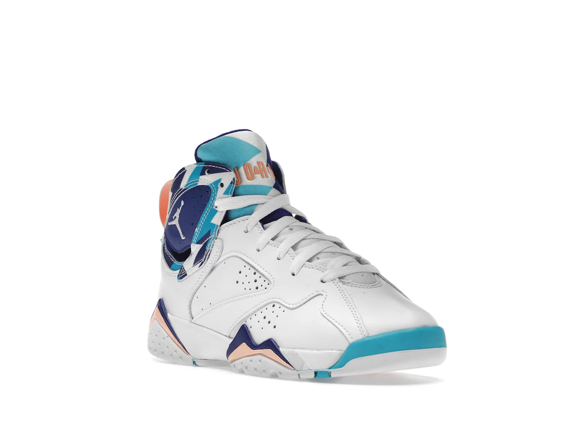 Jordan 7 Retro Chlorine Blue (GS) - vue secondaire A