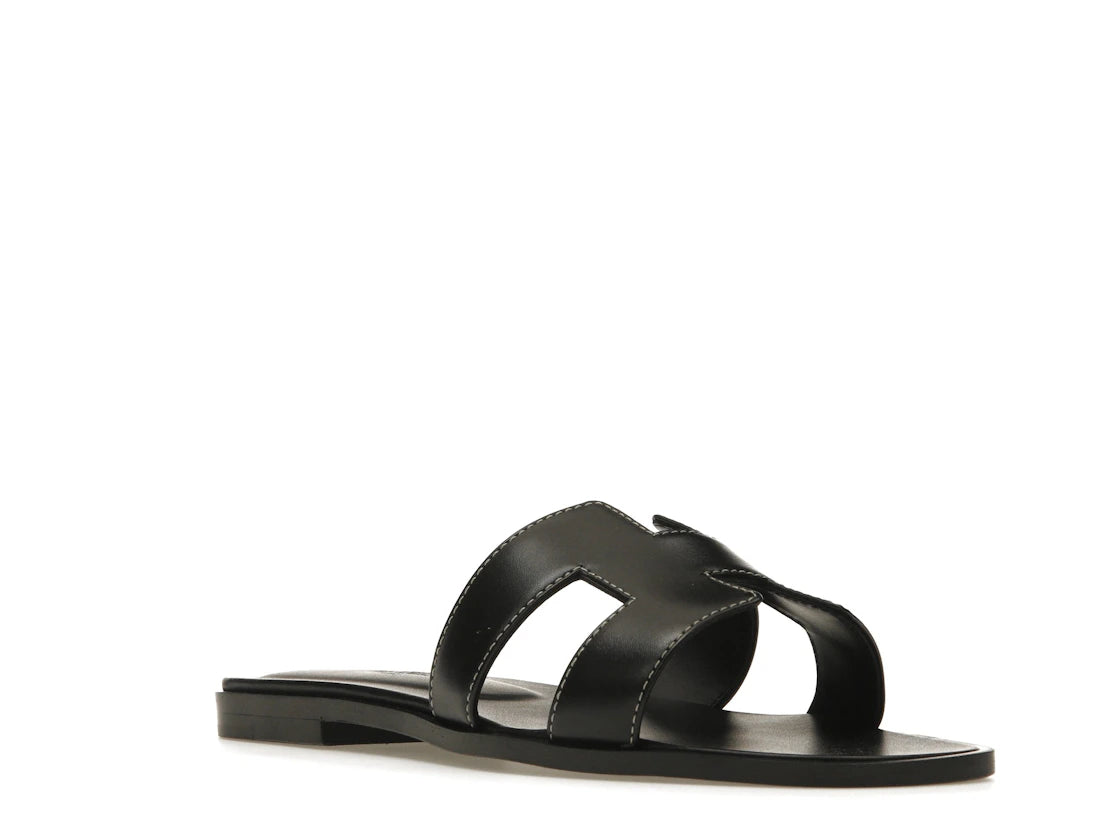 Hermes Oran Sandal Nior Box Calfskin Leather - vue secondaire A
