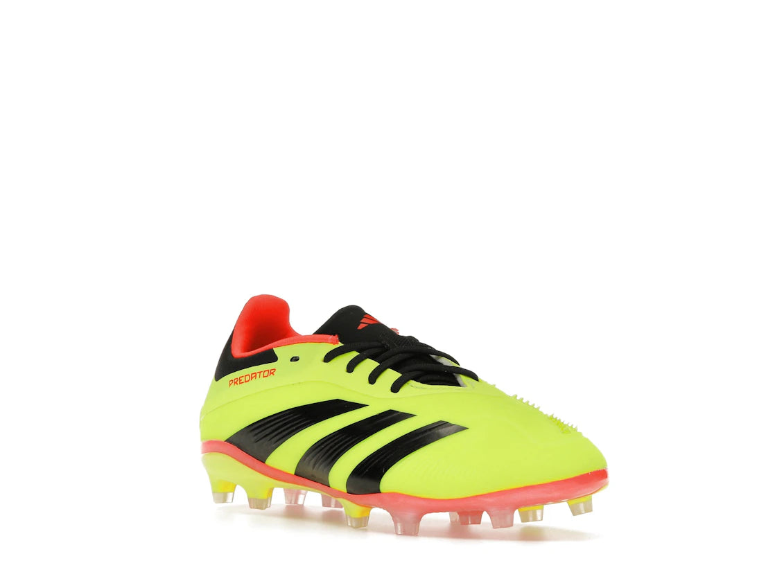 adidas Predator 24 Elite FG Team Solar Yellow Core Black Solar Red (GS) - vue secondaire A