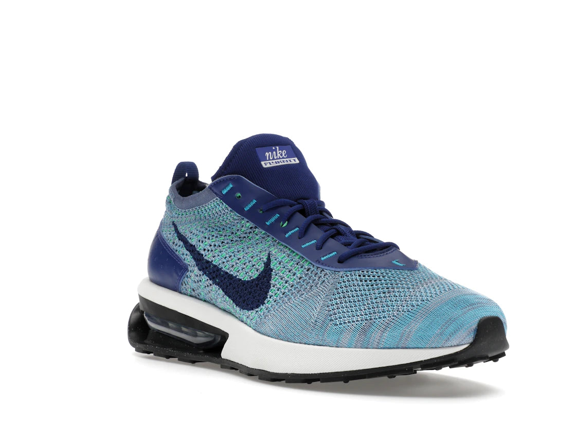 Nike Air Max Flyknit Racer Royal Blue Algae - vue secondaire A