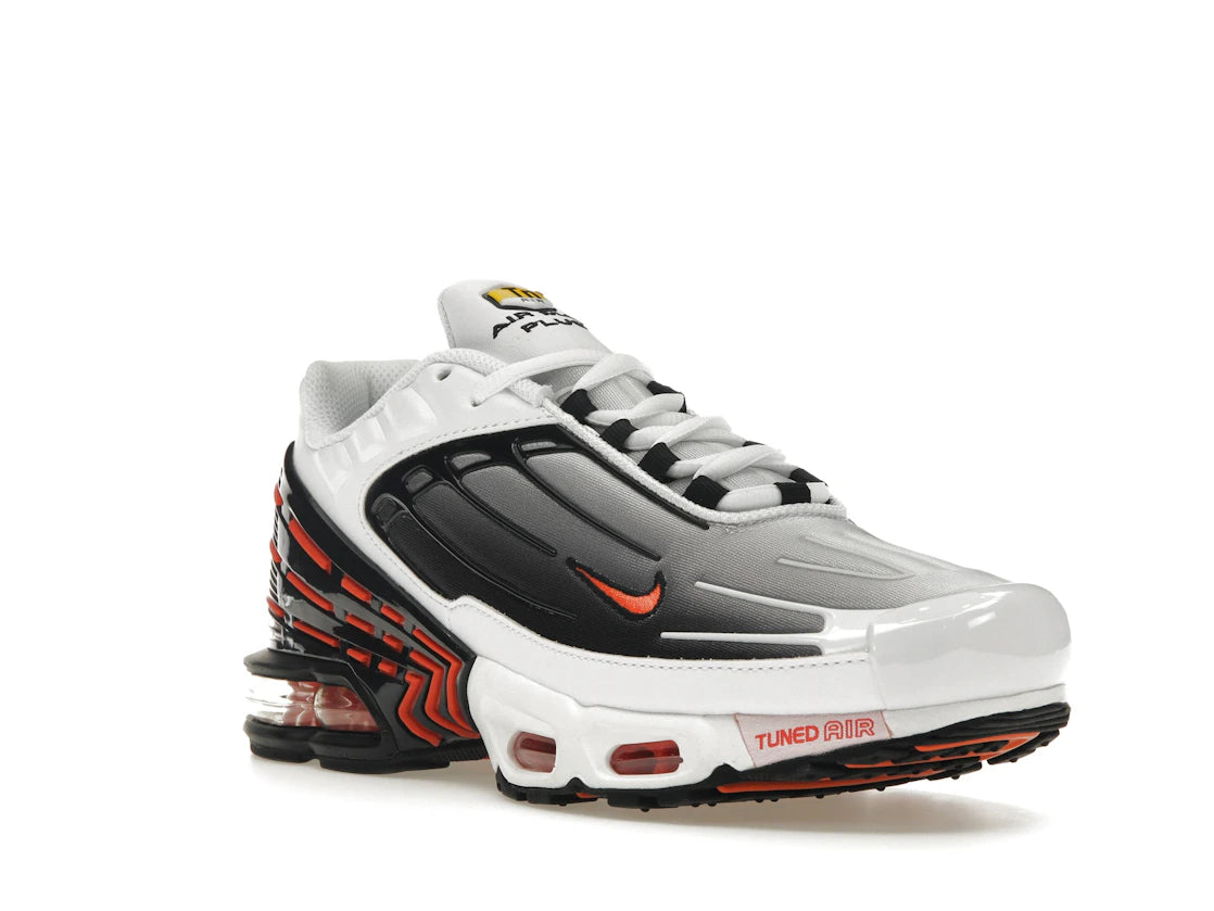 Nike Air Max Plus 3 White Black Team Orange - vue secondaire A