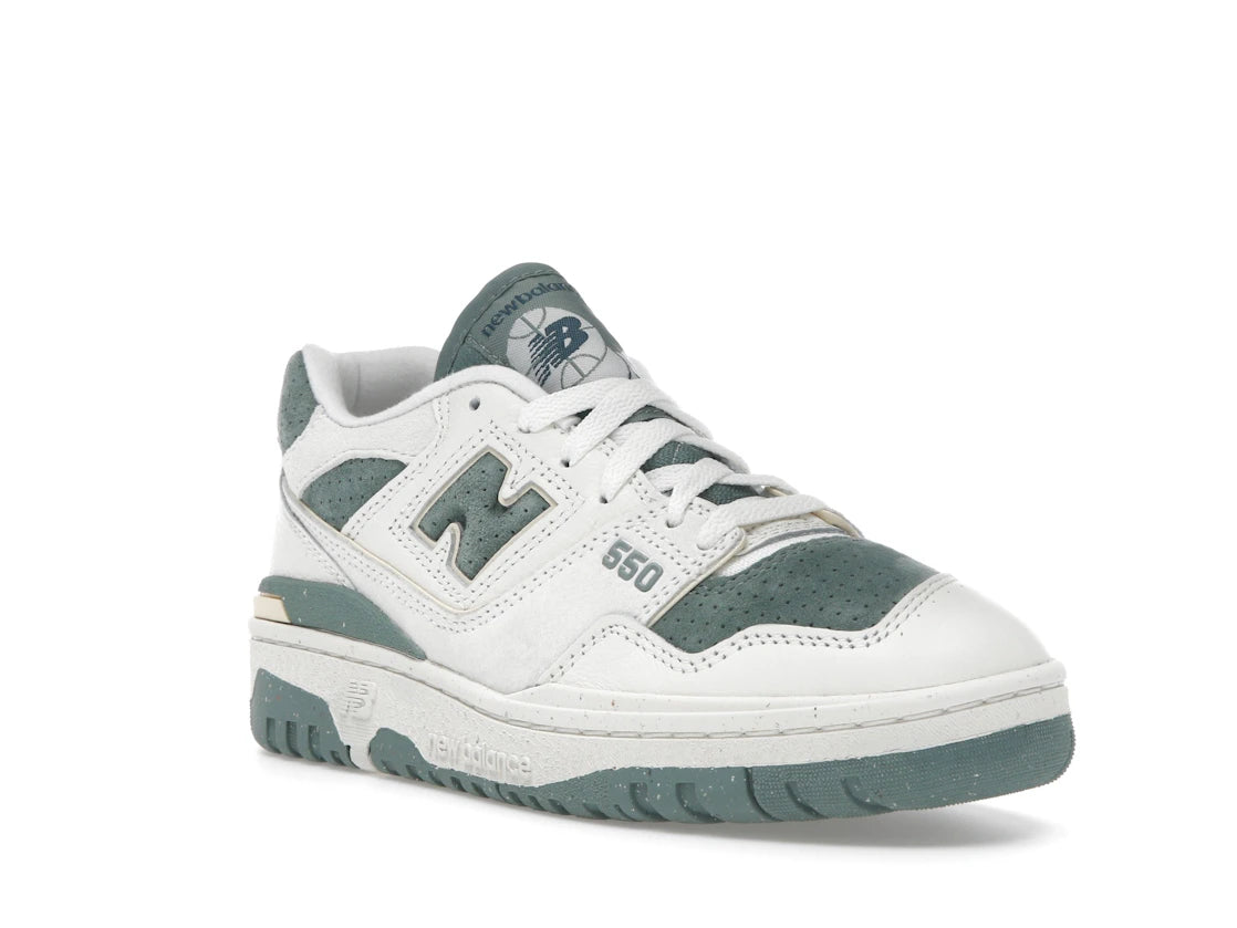 New Balance 550 Sea Salt Dark Juniper (Women's) - vue secondaire A