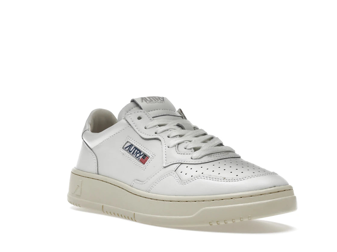 Autry Medalist Leather Low White - vue secondaire A
